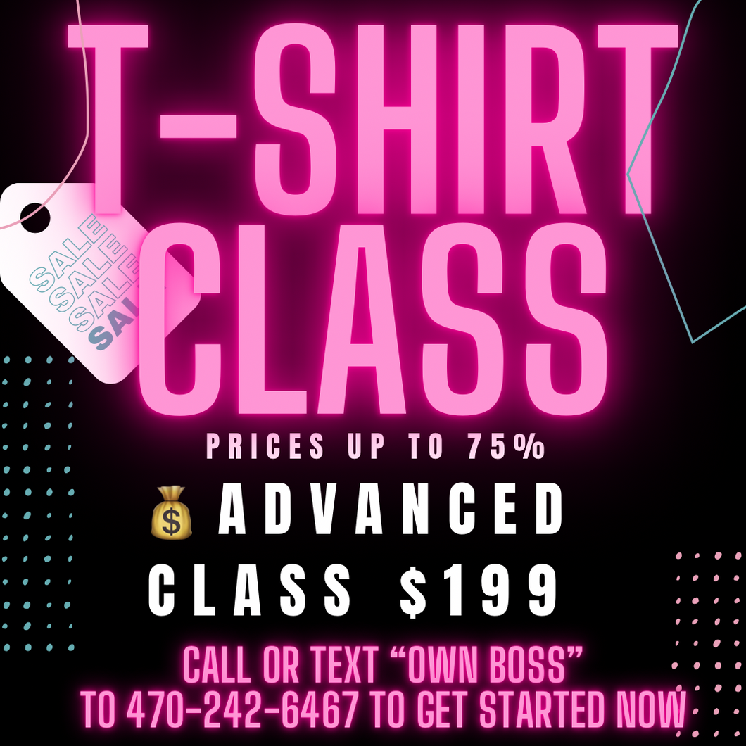 INK’D Advanced T-Shirt Class